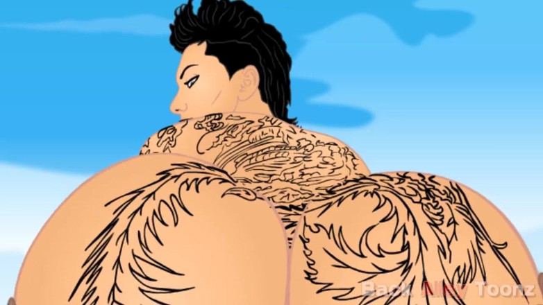 Back Alley Toonz: Bella Bellz anal am strand