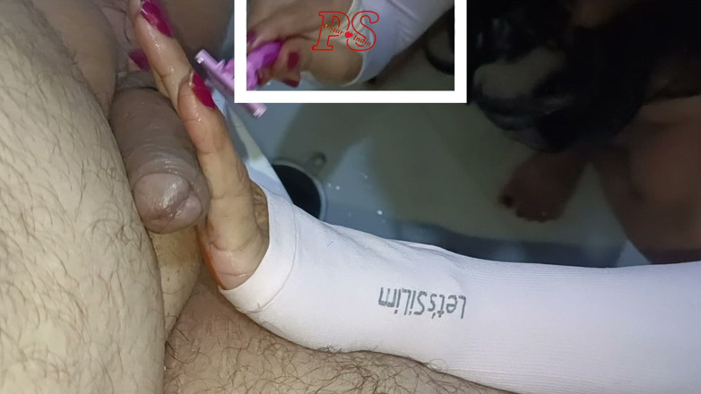 Pstarindia123: Indische bhabhi-schwanz-haare trimmen, dirtytalk, extreme nahaufnahme