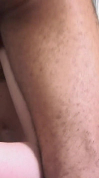 Sweet hairy chick loves to fuck hard on his BBC