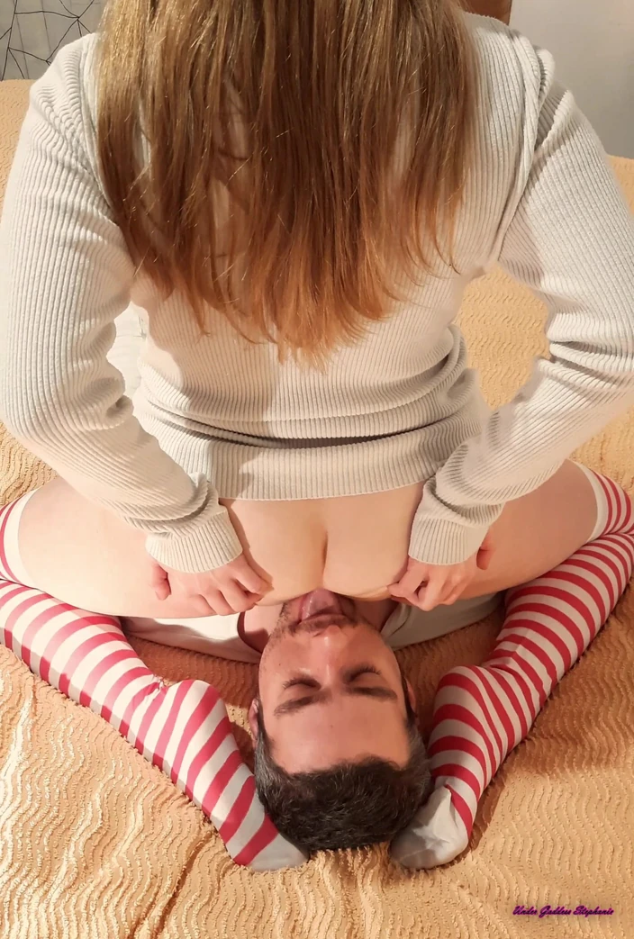 goddess82: Slav! Jag vill känna din jävla tunga i mitt rövhål! 4K! 10...