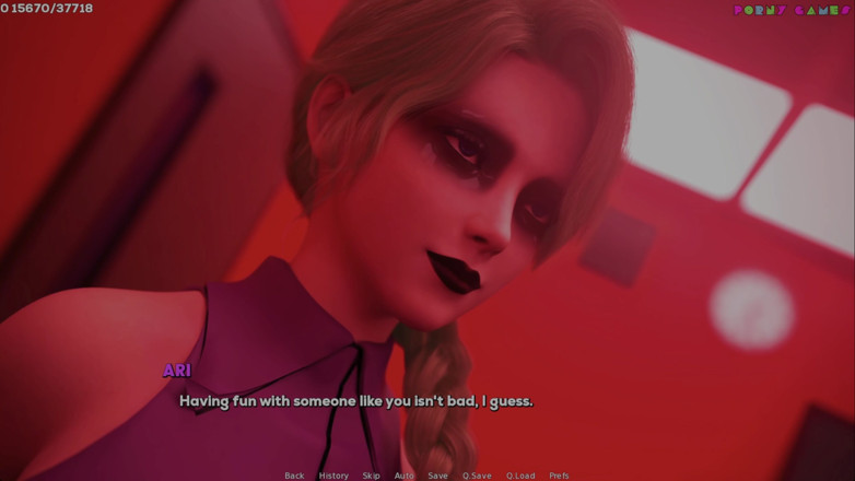 Porny Games: Shadows of Desire von Shamandev - Lass einen bbc mit blauen...