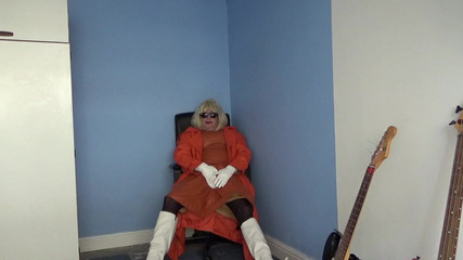 Leather Kirsten: Orange Leather