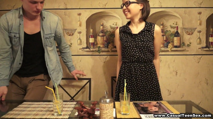 Casual Teen Sex: Bashful teeny wants firm cock