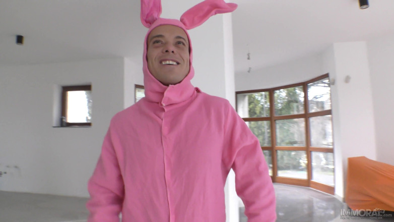 Immoral Live: The Easter Bunny Takes the Anal Virginity of Emily Cutie