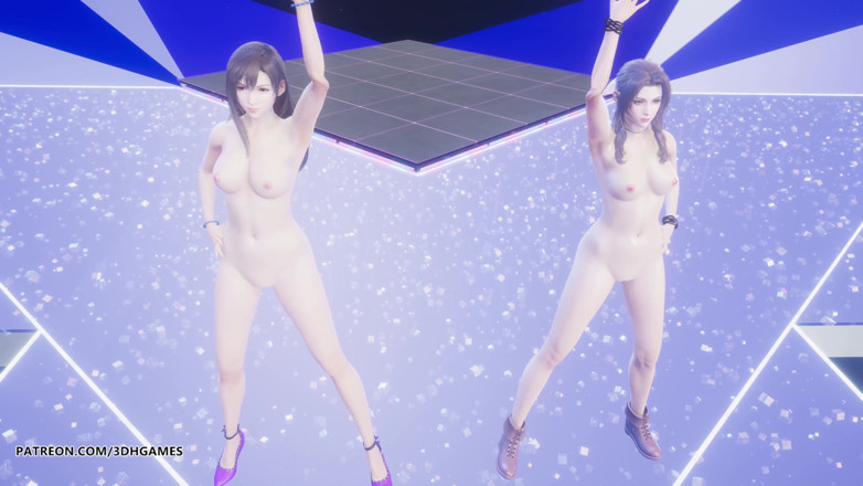 3D-Hentai Games: [MMD] TAEYEON - INVU Aerith Tifa Lockhartホット裸のダンスファイナルファンタジー無修正変態
