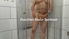 Claus Noord: Rasarsi e doccia sborra con clausnoord