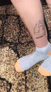 Meia de tênis de fetiche por pés e pés nus/sfw