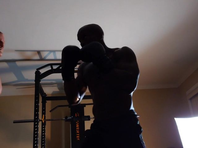Boxing Workout From Yesterday (Hallelujah Johnson)