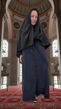 Abaya dan hijab cobain kontolmu