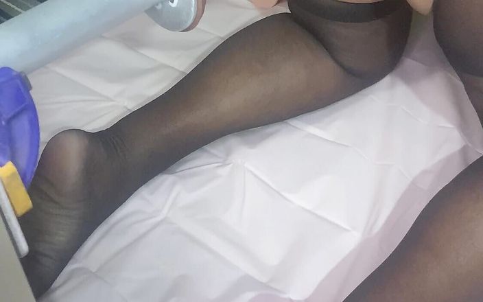 Nasty anal addickt: 10 inch dildo anale neukpartij