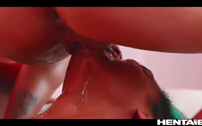 Hentaied: Real life hentai - Hot tattoed girl fuck her best mulatto...
