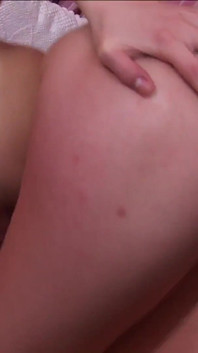 Teen Anastasiya has small tits, but loves big cocks in her