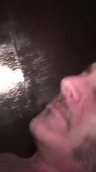 Cock bouncing in the sauna