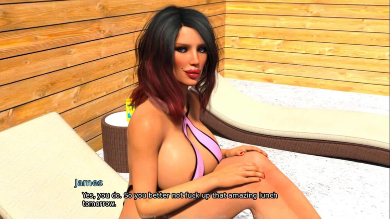 Dirty GamesXxX: Спрагла до моїх гостей: хлопець і сексуальна зріла мамка з величезними цицьками біля басейну, 19 серія
