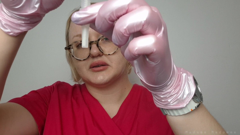 Madame Madomme: Doctor Does a Covid and Flu Swab Test to Herself;...