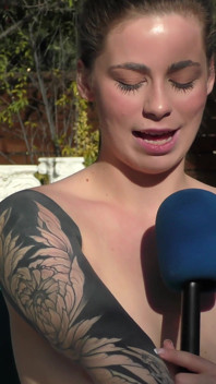Casting s potetovanou dívkou Reene Rose
