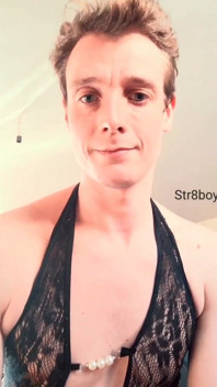 Straight Bottom Boy with Femboy Kink Shows Face and Body for First Time