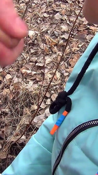 La puta sirvió al cliente en el bosque por completo