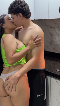 My Horny Stepsister Doesn't Mind Going Out Without Clothes Looking for the Excuse to Fuck Her Tight and Rich Pussy Hard.