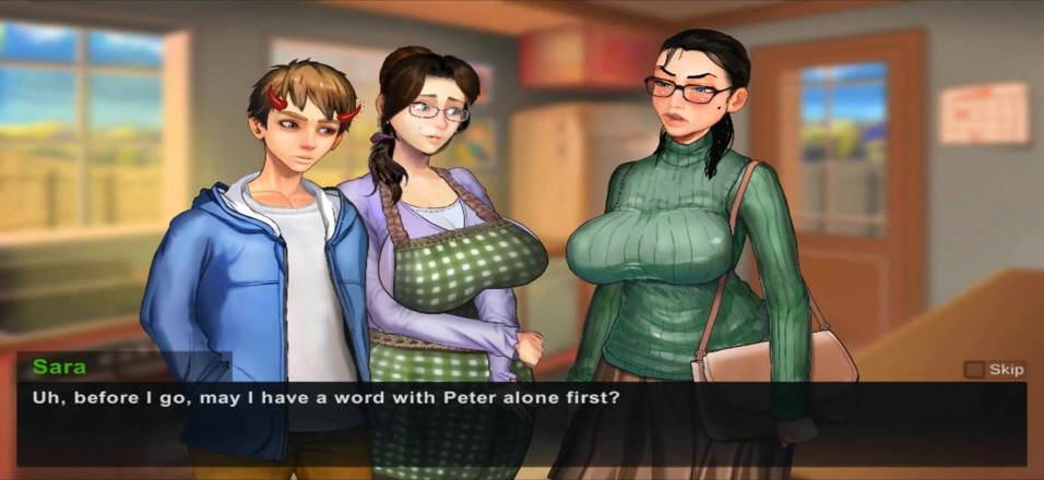 Hentai World: Taffy tales gast ruk onder tafel