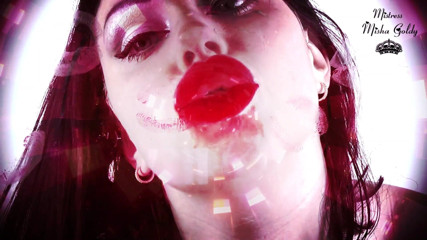 Goddess Misha Goldy: My red kisses on you