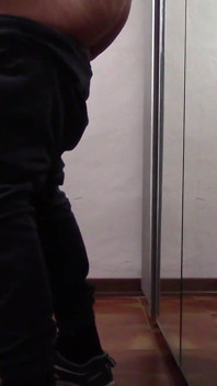 The MILF with Beautiful Legs and Pantyhose Irons and Gets Touched and Fucked
