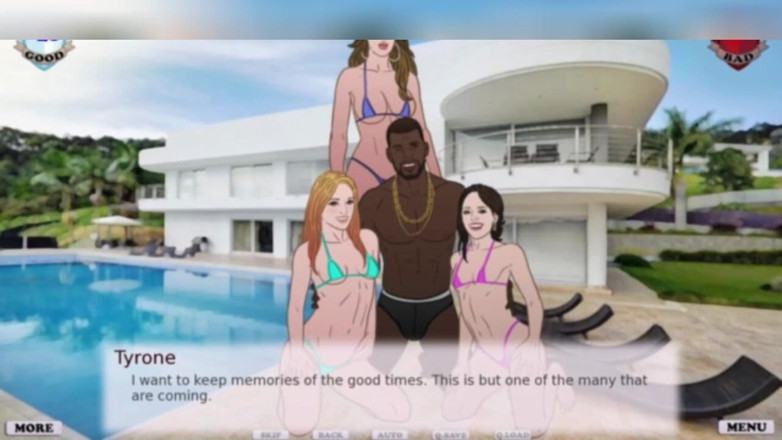 3DXXXTEEN2 Cartoon: La grosse bite noire de Tyrone au bord de la...