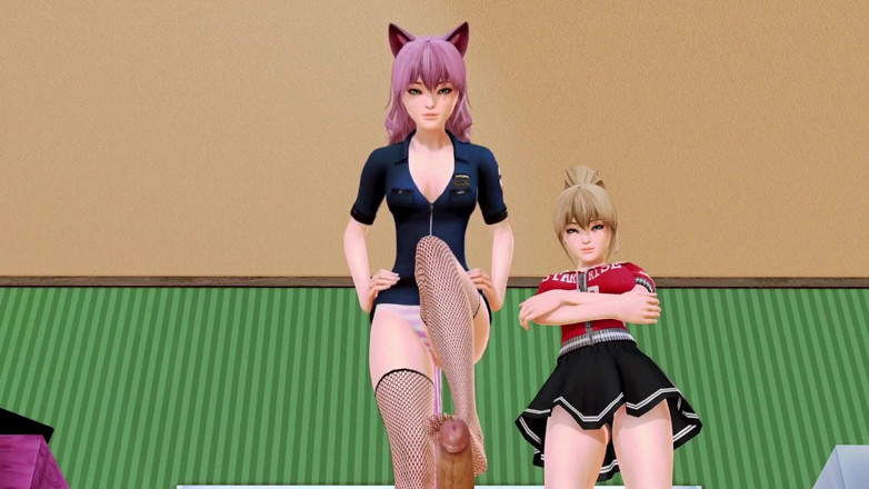 Wraith ward: Uma Noite com Dois Gatos - 3D Hentai