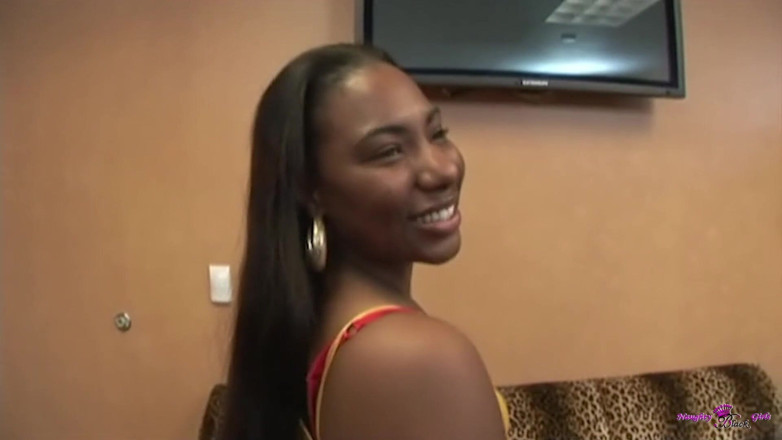 Naughty Black Girls: POV Sweet Big Natural Tits Black Girl India Gently Tries...