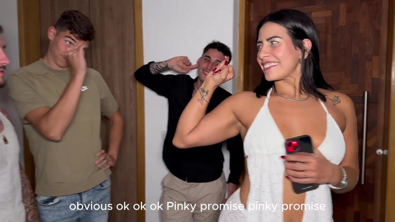 Kylei Ellish: Curvy Latina MILF Has Her First Foursome with Three Young...