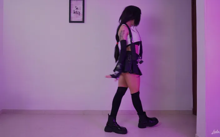 Leela Moon: Tifa Lockhart Dances Sensually, Twerks and Seduces You