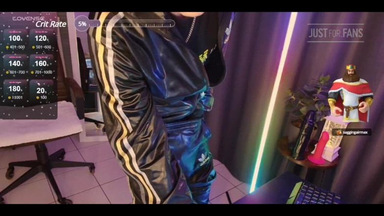 Roman Heart: Cum on Me in Adidas
