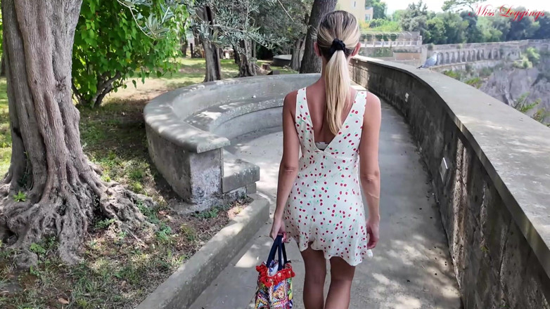 MissLeggings: Hot Stepmother Provokes Her Naïve Stepbrother During a Walk in...
