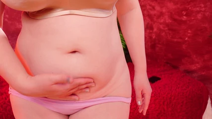 Показываю мой горячий живот - фетишное видео с navel