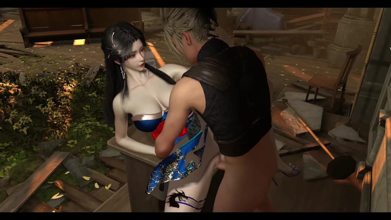Why fuck so hard: 3D Hot Asian Babe Have a Hardcore Sex with Big...
