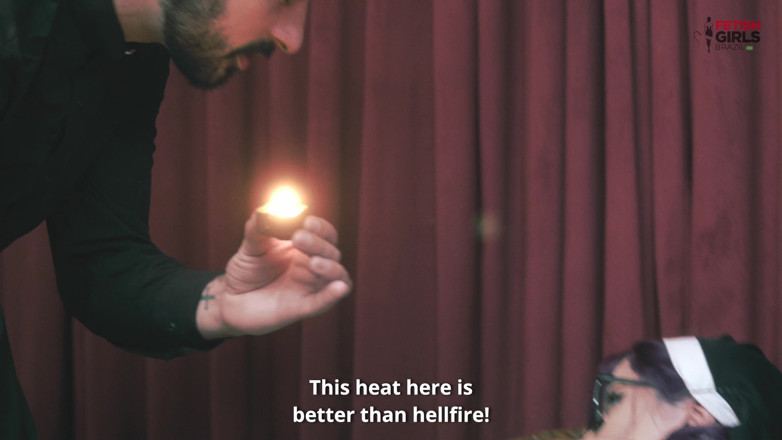 Fetish Girls Brazil: Freira Madalena é virgem e só pode foder sua bunda, o...