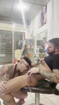 Fucked by a Barber