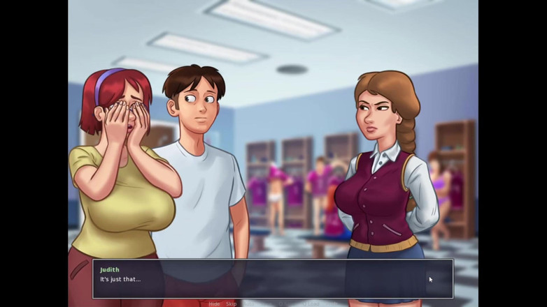 LewdArcade: Summertime Saga Judith Animation Collection [part 21] Nude Sex Game Play [18+] Adult...