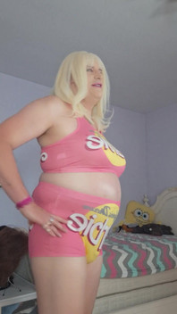 Блондинка-бимбо Для Папочки!