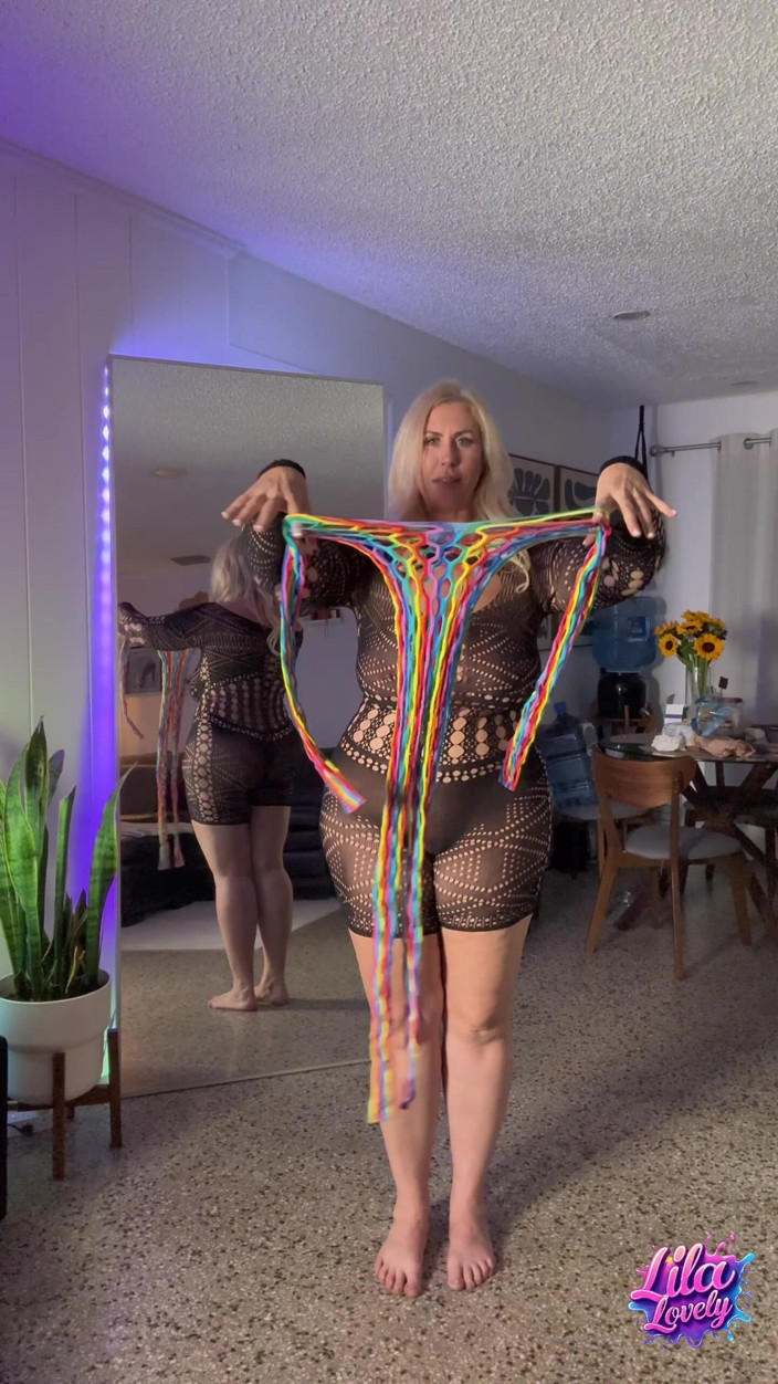 Lila Lovely: Busty MILF Wishlist Try-on Haul: Bodysuits &amp; Crotchless Body Stockings