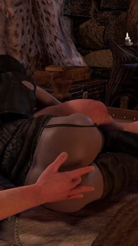 Serana the vampire 69 karti hai . Skyrim hentaee pairodi