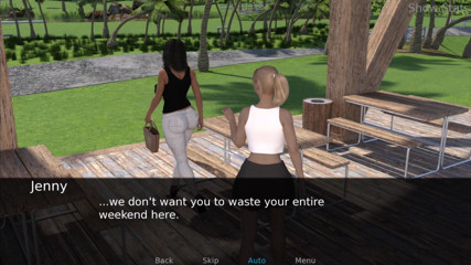Johannes Gaming: Project hot wife - playing with jenny's boobs outdoor