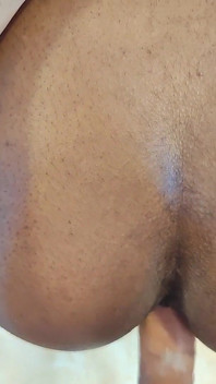 Fick, ebenholz, dicker arsch, sperma auf belly der isst mit Löffel fetisch