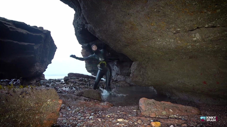 UKCuteGirl Lucy Lauren: Lucy's Public Wetsuit Edging JOI &amp; Risky Climax