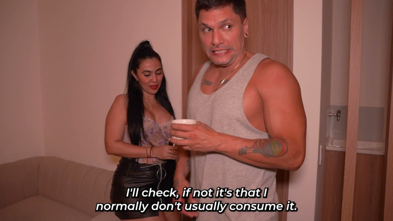Sarah Black: Busty Neighbor Asks Her Muscular Neighbor for Milk