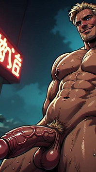 Gritty Big Dick Hunk Art