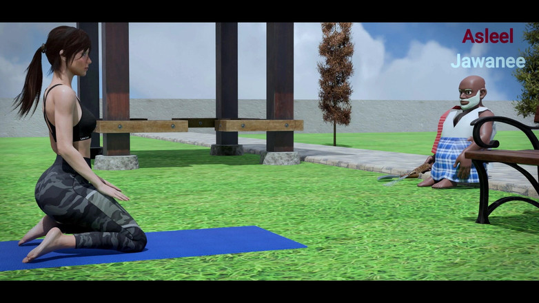 Asleel jawanee: Garderner Fucked Young Girl in Park