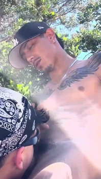 Blowjob Cock Sucking Caught! Big Uncut Cock!