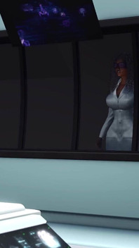 Sex incitant! Android sci-fi fute tare un extraterestru în sala de chirurgie din stația spațială