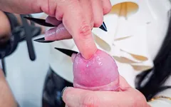 Cruel Sounding & Milking with Long Nails